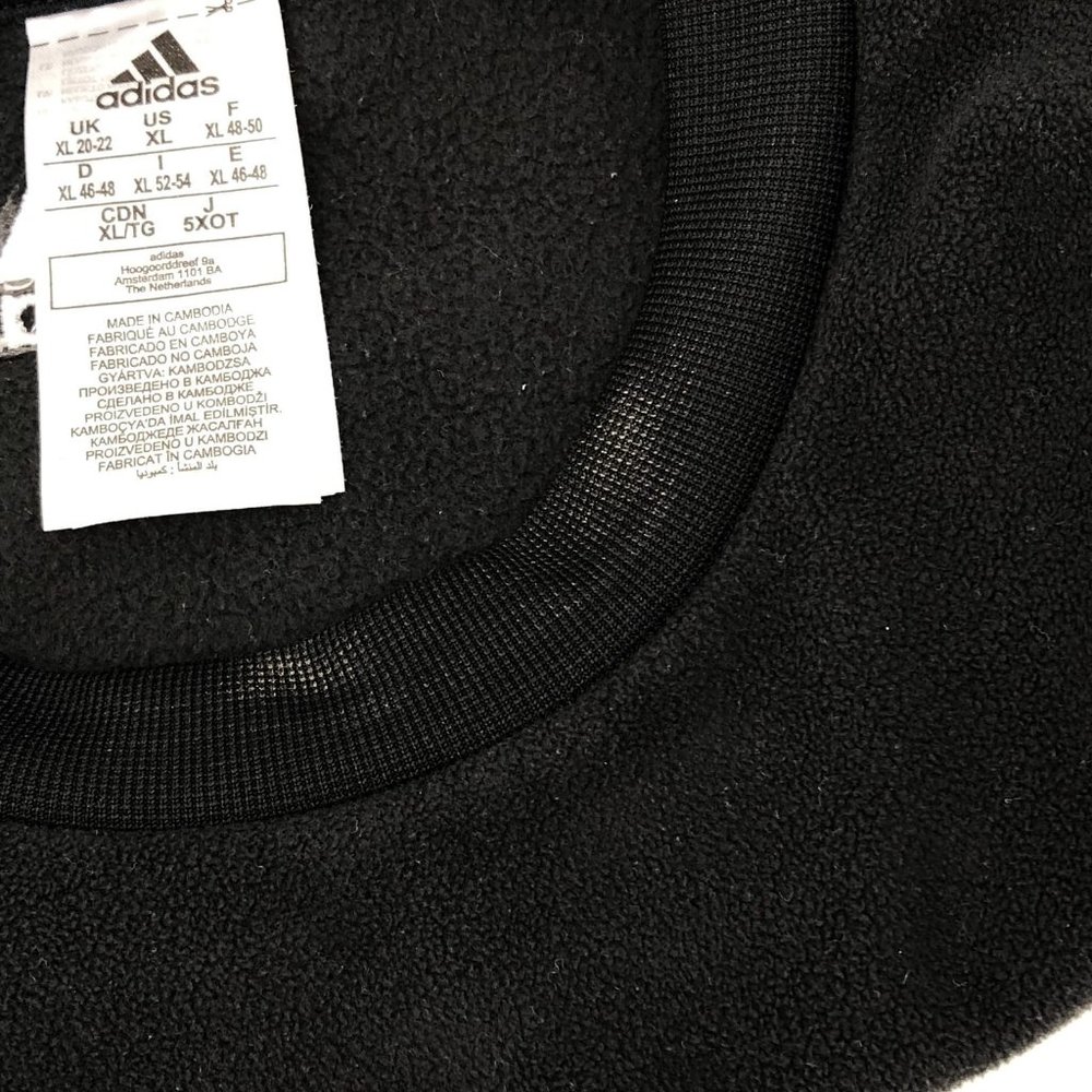adidas Black and White Pullover Sweatshirt with Logo | Good Condition - Picture 4 of 7